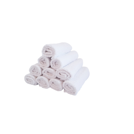 Set 10 prosoape pentru bucatarie, 30x30 cm, 100% bumbac, Alb [3]