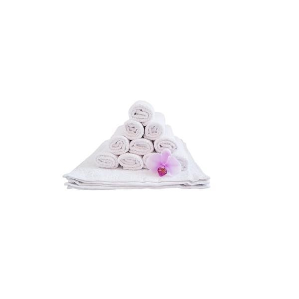 Set 10 prosoape pentru bucatarie, 30x30 cm, 100% bumbac, Alb [1]