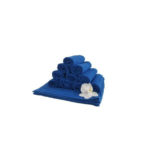 Set 10 prosoape pentru bucatarie, 30x30 cm, 100% bumbac, Albastru [1]