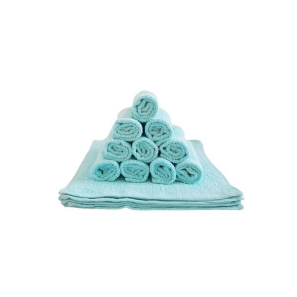 Set 10 prosoape pentru bucatarie, 30x30 cm, 100% bumbac, Bleu [2]