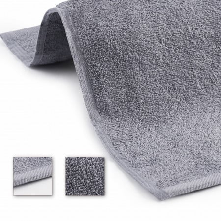 Set 10 prosoape pentru bucatarie, 30x30 cm, 100% bumbac, Gri [3]