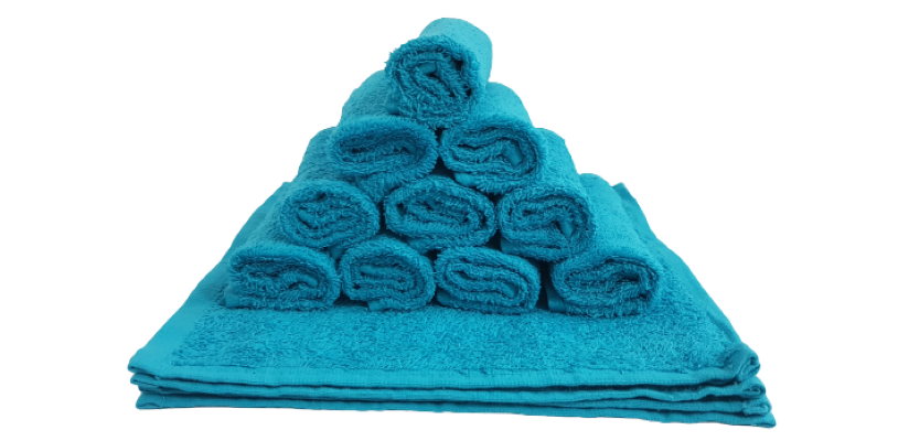 Set 10 prosoape pentru bucatarie, 30x30 cm, 100% bumbac, Turquoise [3]