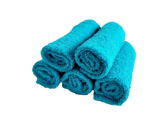 Set 10 prosoape pentru bucatarie, 30x30 cm, 100% bumbac, Turquoise [5]