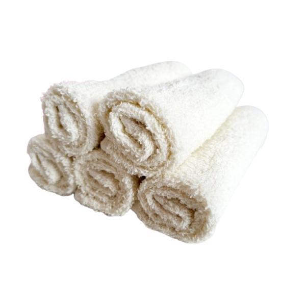 Set 5 prosoape pentru bucatarie, 30x30 cm, 100% bumbac, Crem [1]