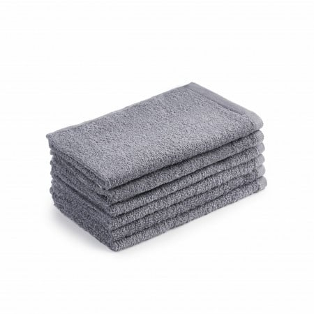 Set 5 prosoape pentru bucatarie, 30x30 cm, 100% bumbac, Gri [1]