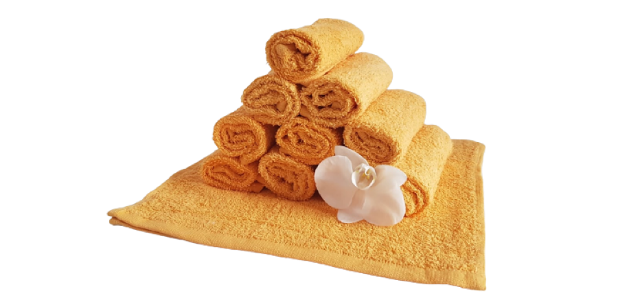 Set 5 prosoape pentru bucatarie, 30x30 cm, 100% bumbac, Orange [1]