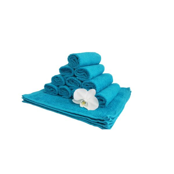 Set 5 prosoape pentru bucatarie, 30x30 cm, 100% bumbac, Turquoise [1]