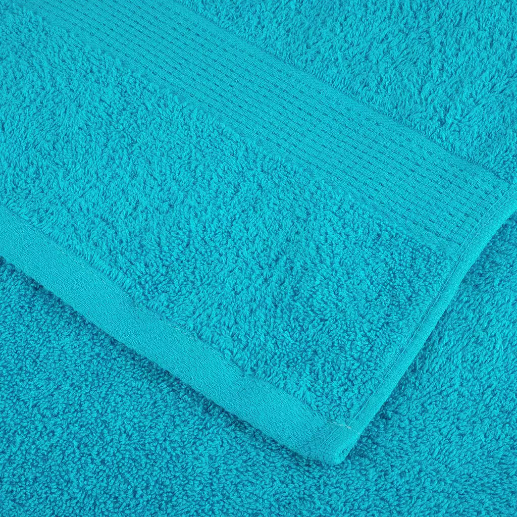 Set 5 prosoape pentru bucatarie, 30x30 cm, 100% bumbac, Turquoise [2]