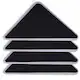 Set triunghiuri fixare covoare, 4 bucati, negru [3]