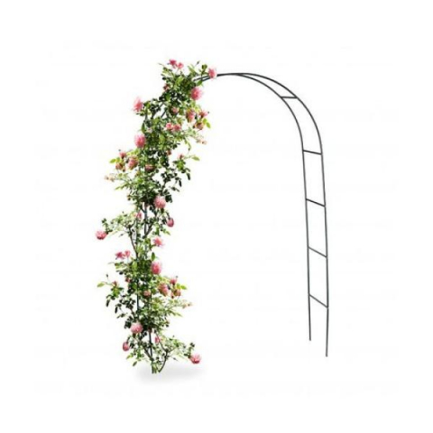 Home & Deco - Arcada metalica de gradina pentru flori cataratoare, 240x140x38 cm