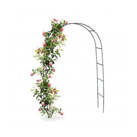 Casa & Gradina - Arcada metalica de gradina pentru flori cataratoare, 240x140x38 cm