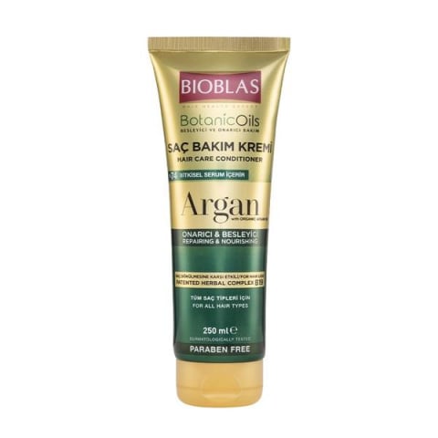Produse Cosmetice - Balsam de par cu ulei de argan Bioblas Botanic Oils, 250 ml