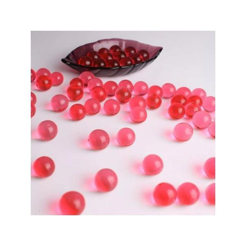 Home & Deco - Bile decorative din hidrogel, rosu, 10 g, biodegradabile