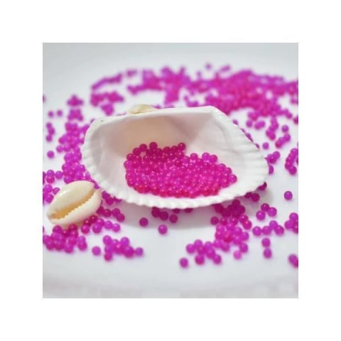 Home & Deco - Bile decorative din hidrogel, roz fuchsia, 10g, biodegradabile