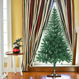 Brad de Craciun artificial cu aspect natural, inaltime 150cm, verde, suport inclus [2]