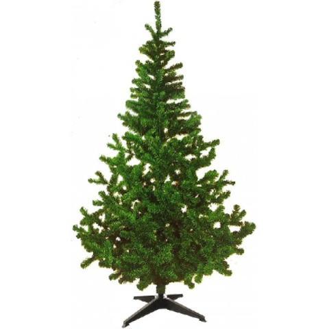 Brad de Craciun artificial cu aspect natural, inaltime 150cm, verde, suport inclus [1]