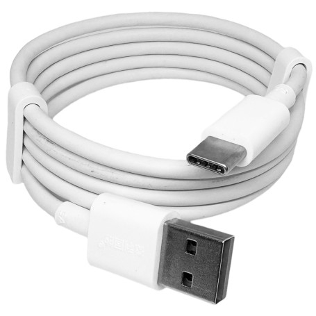 Cablu USB-A 2.0 la USB type C, 1metru, silicon Alb [1]