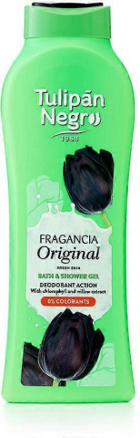 Produse Cosmetice - Gel de dus Tulipan Negro Fragancia Original 650 ml