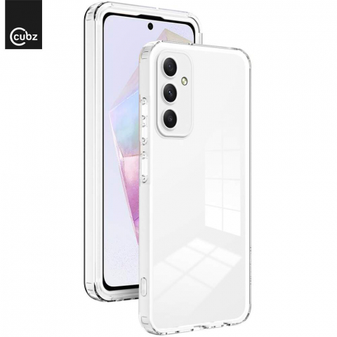 Accesorii Telefoane - Husa protectie compatibila cu Samsung Galaxy A35 5G, Ultra Slim, din silicon, Transparenta