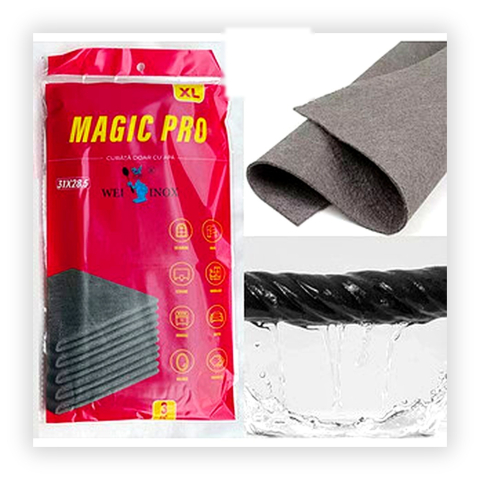 Casa & Gradina - Lavetă Magica din Microfibră (Set de 3 Bucăți)