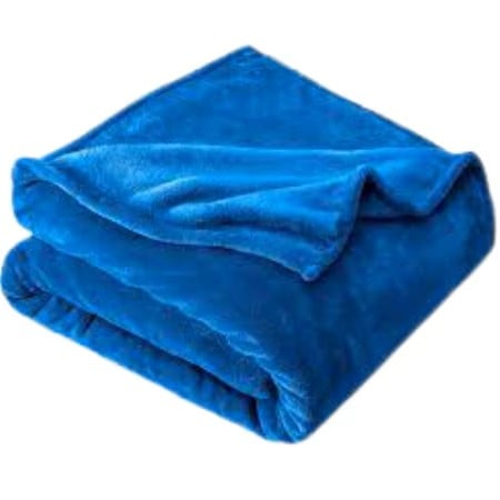 Patura Coccolino moale si pufoasa pentru 2 persoane, 200X230 cm, Albastru