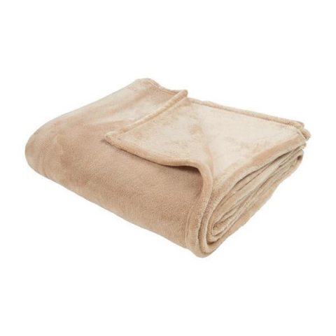 Patura Coccolino moale si pufoasa pentru 2 persoane 200X230 cm Bej [1]