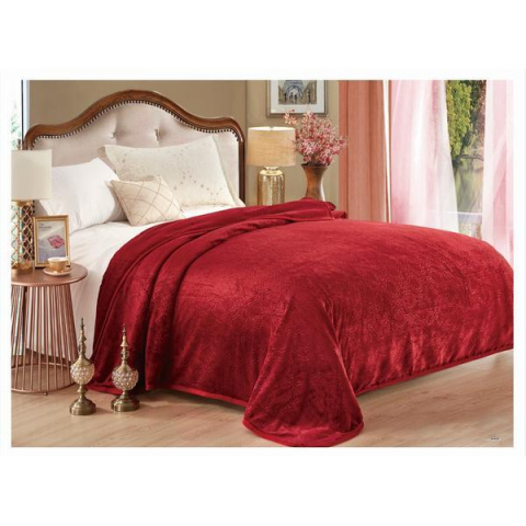 Patura Coccolino moale si pufoasa pentru 2 persoane, 200X230 cm, Grena