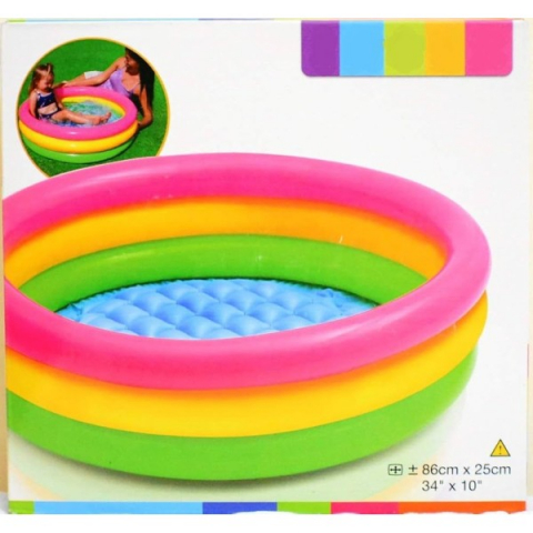 Jucarii, copii si bebe - Piscină Gonflabilă Rotundă din PVC – 86 cm, LVE, pentru Copii