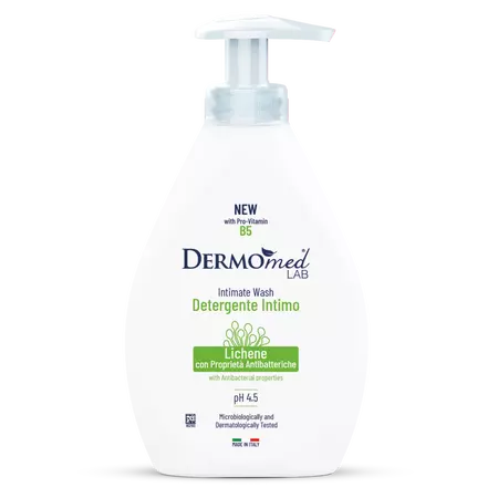 Produse Cosmetice - Sapun igiena intima cu extract de Lichen si Provitamina B5, 250 ml, DermoMed