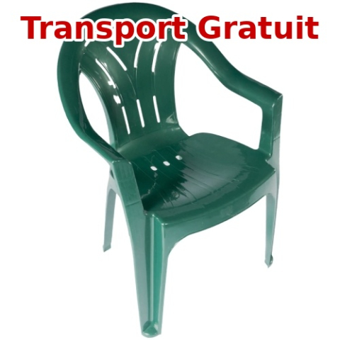 Produse cu transport gratuit – livrare rapidă și fără costuri - Scaun Grădină Plastic Verde, Stivuibil, cu Brațe