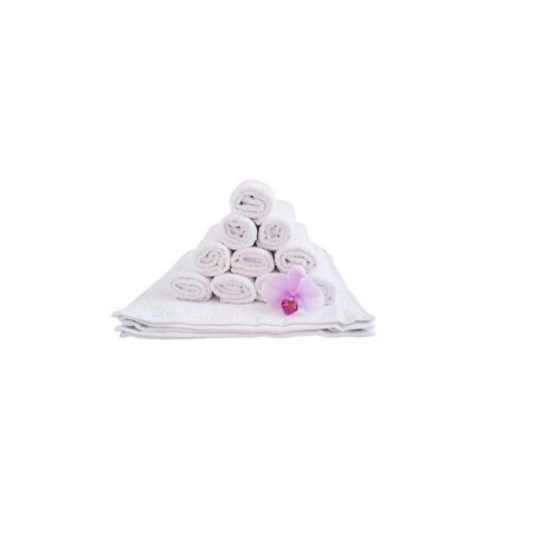 Set 10 prosoape pentru bucatarie, 30x30 cm, 100% bumbac, Alb