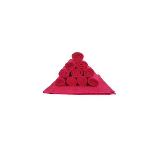 Set 10 prosoape pentru bucatarie, 30x30 cm, 100% bumbac, Rosu [3]