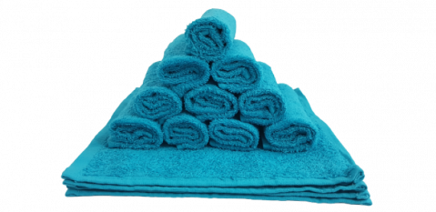 Set 10 prosoape pentru bucatarie, 30x30 cm, 100% bumbac, Turquoise [2]