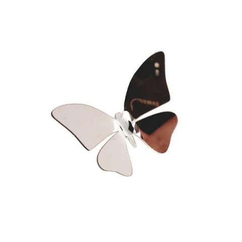 Home & Deco - Set 6 fluturi 3D, autocolant de perete, stickere acrilice oglinda
