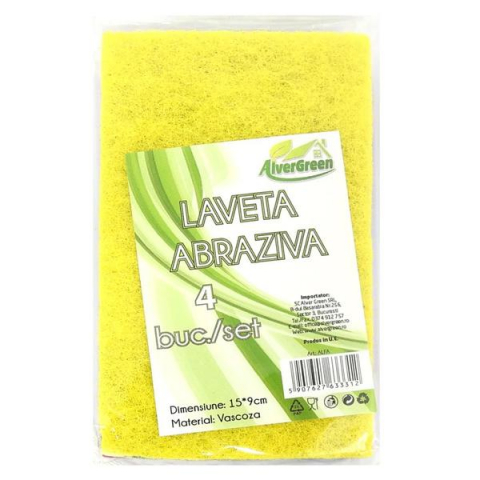 Curatenie & Intretinere - Set Laveta Abraziva  4 Buc
