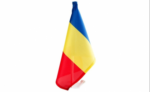 Set 2 x Steag tricolor Romania - Transport GRATUIT [2]
