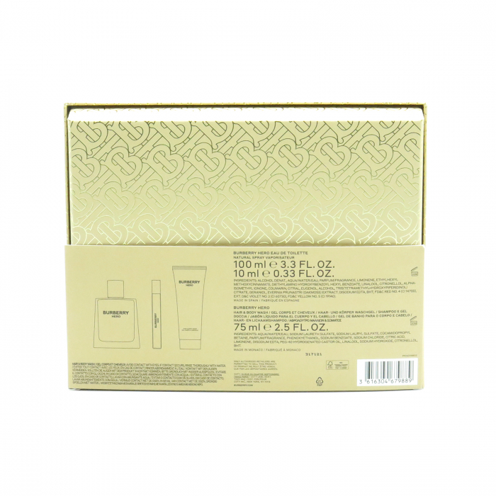 Burberry Hero EDT 100 ml + EDT MINI 10 ml + SG 75 ml [4]