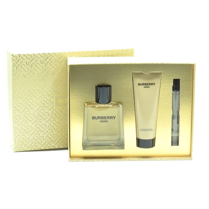 Burberry Hero EDT 100 ml + EDT MINI 10 ml + SG 75 ml [3]