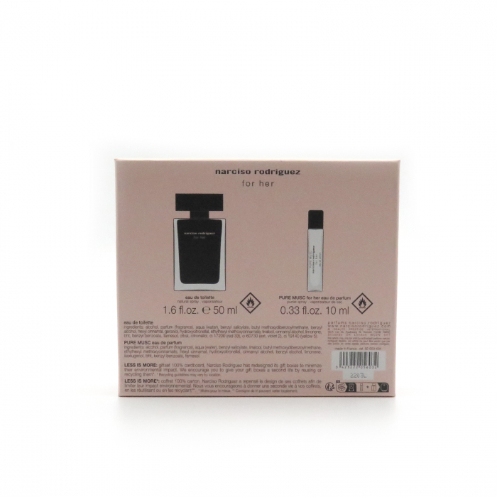 Narciso Rodriguez For Her EDT 50 ml + EDP MINI Pure Musc For Her 10 ml [3]