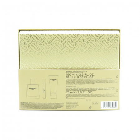 Burberry Hero EDT 100 ml + EDT MINI 10 ml + SG 75 ml [3]