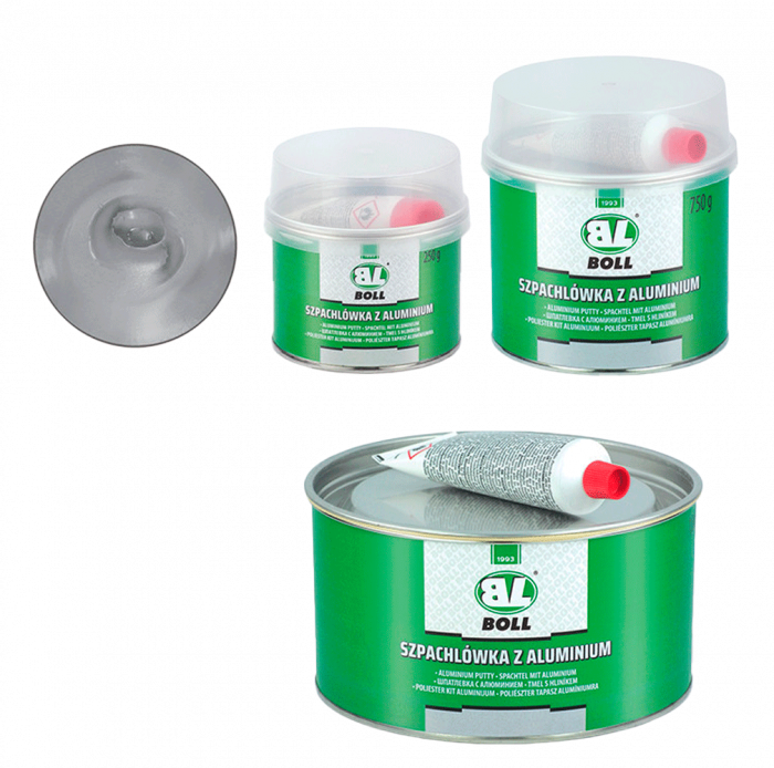 Chit cu aluminiu, gri/metalic, 250 / 750 g / 1,8 kg, Boll [2]