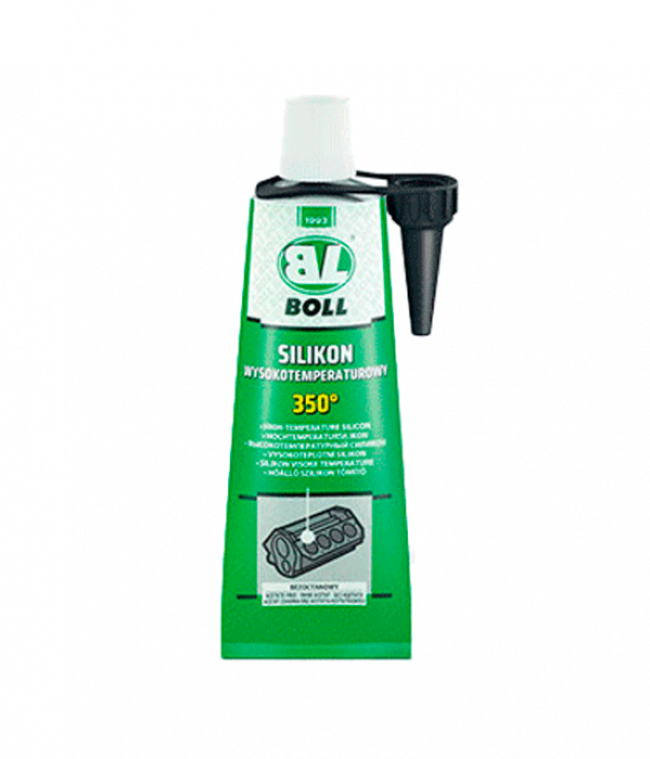 SILICON de etansare pentru temperatură inalta +350°C, gri/rosu/negru, 80 / 290ml, Boll [4]