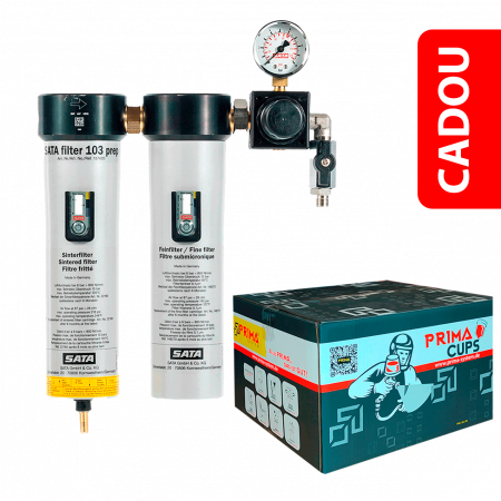 Pistoale de vopsire - Baterie SATA filter prep 100/103 + cadou