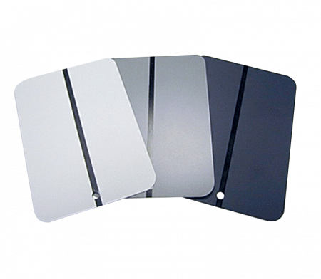 Accesorii - Cartele metalice pentru verificarea culorii,  alb / gri deschis / gri antracit, Starchem
