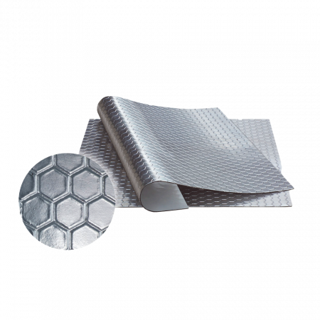 Covoare fonoabsorbante - Covor autoadeziv, fonoabsorbant cu ALUMINIU - model „FAGURE”