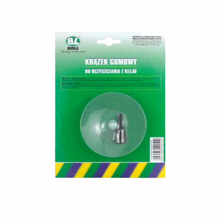 Boll - Disc de cauciuc pentru curatarea adezivului, max 4000RPM, cu adaptor inclus, Boll