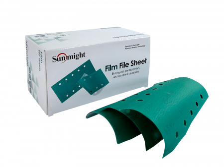 Materiale abrazive - Film - AloX, coli perforate, 115 mm X 230 mm, 10 gauri Sunmight