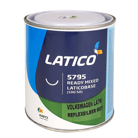Materiale Vopsire - LaticoBase, Volkswagen LA7W Reflexsilber MET, Kapci Coatings