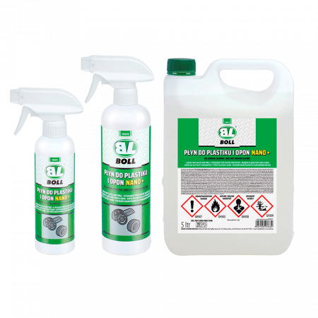 Boll - Lichid pentru plastic si pneuri, inodor, neinflamabil, netoxic, biodegradabil, 250 ml / 500 ml / 5L, Boll
