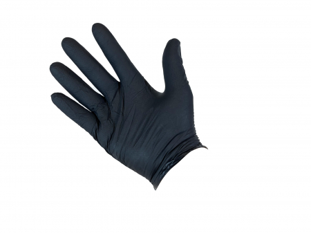 Manusi de nitril, portocaliu / negru, M/L/XL, 50/80 buc./cutie [1]